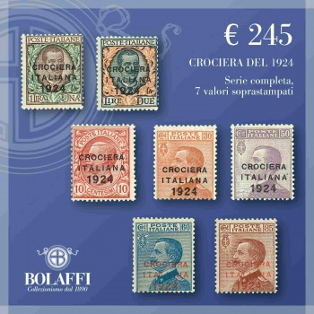 Francobolli Crociera italiana 1924