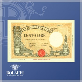 100 Lire Grande B fronte