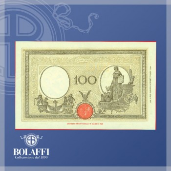 100 Lire Grande B retro