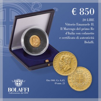 Il marengo d'oro di Vittorio Emanuele II
