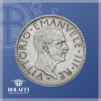 Vittorio Emanuele III, moneta d'argento 20 lire Littore