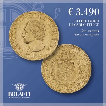 Moneta d'oro da 40 lire