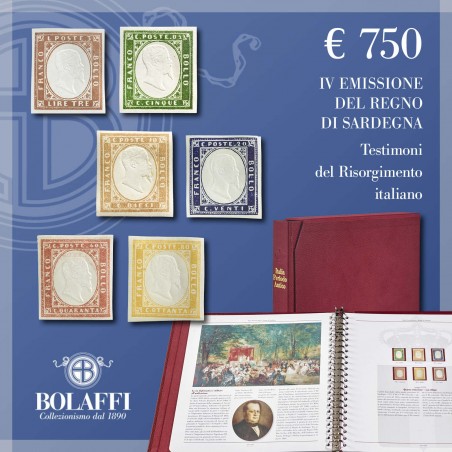 I sei valori del Regno di Sardegna, quarta emissione