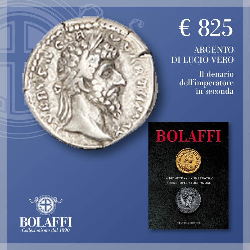 Moneta d'argento di Lucio Vero