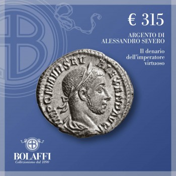 Moneta d'argento di Alessandro Severo