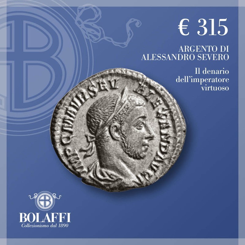 Moneta d'argento di Alessandro Severo