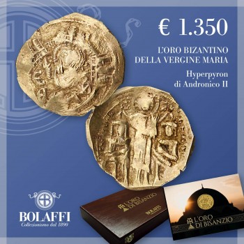 La moneta d'oro bizantina di Andronico