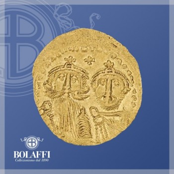 L'imperatore bizantino Eraclio e il figlio Eraclio Costantino