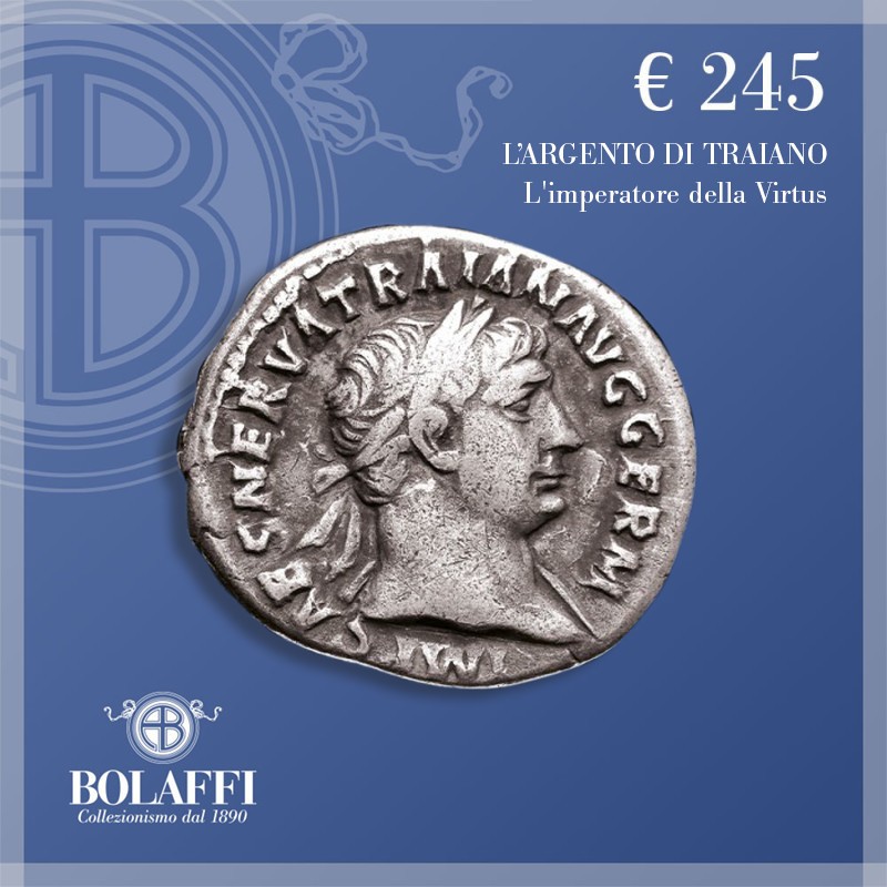 Denario di Traiano, monete romane Bolaffi