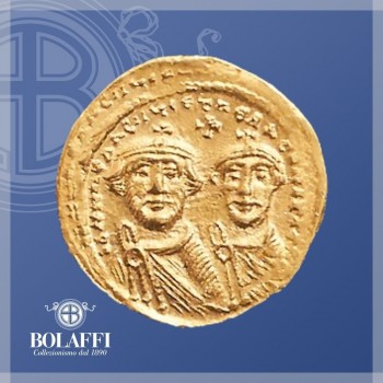 L'imperatore bizantino Eraclio e il figlio Eraclio Costantino