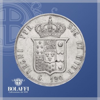 Moneta d'argento dei Borbone in Italia