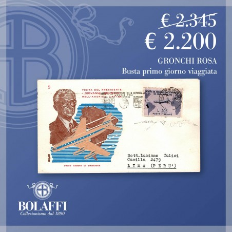 Busta Gronchi rosa primo giorno