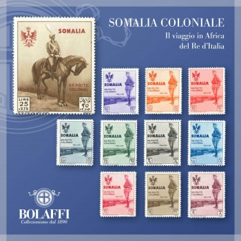 Visita di Vittorio Emanuele III in Somalia (Regno d'Italia, francobolli colonie)
