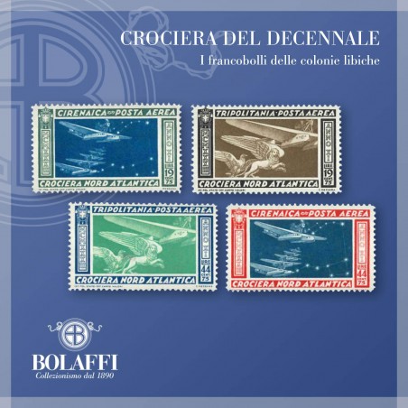Crociera del Decennale, i francobolli delle colonie