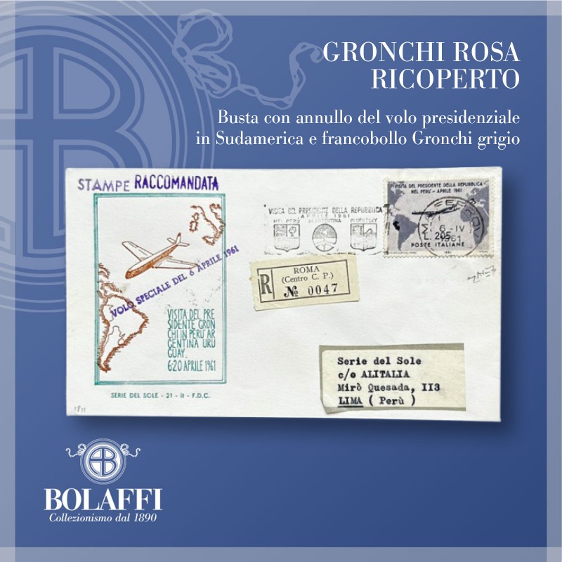 Busta con Gronchi rosa ricoperto