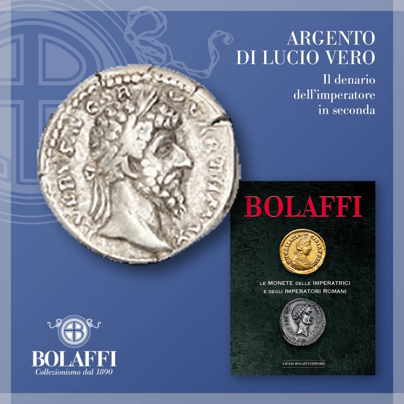 Moneta d'argento di Lucio Vero