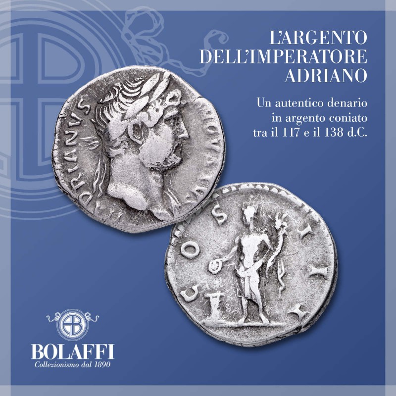 Denario di Adriano, monete romane Bolaffi
