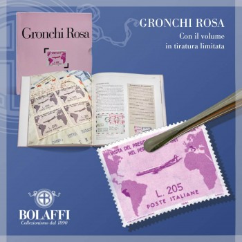 Gronchi Rosa, con volume Bolaffi "'errore che ha valore"