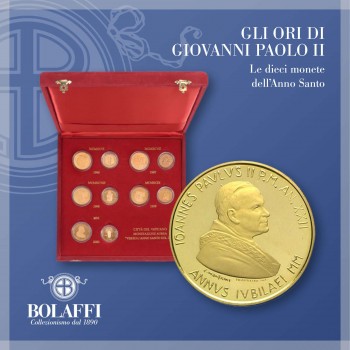Le monete d'oro di papa Giovanni Paolo II