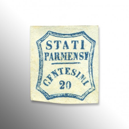 Il 20 centesimi azzurro degli Stati Parmensi (1859)