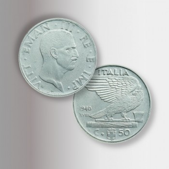 Monete Ventennio fascista, 50 centesimi Impero