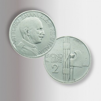 Monete Ventennio fascista, 2 lire Buono