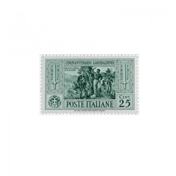 Serie Garibaldi di posta ordinaria (1932), 25 centesimi