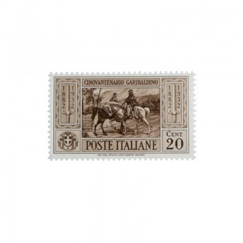 Serie Garibaldi di posta ordinaria (1932), 20 centesimi