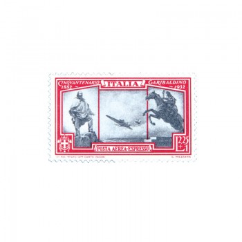 Serie Garibaldi aeroespressi (1932), 2,25+1 lire