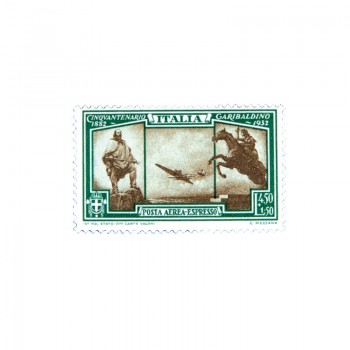 Serie Garibaldi aeroespressi (1932), 4,40+1,50 lire