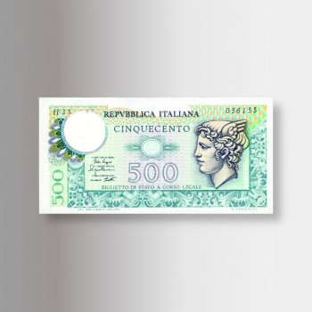 Banconota 500 lire Mercurio (1974/1979)