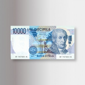 Banconota 10000 lire Alessandro Volta (1984/2002)