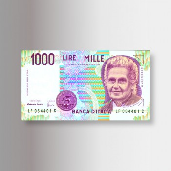 Banconota 1000 lire Maria Montessori (1990/2000)