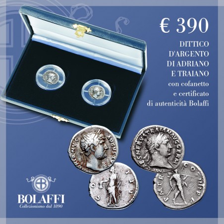 Due volti dell'Impero: i denari d'argento di Traiano e Adriano