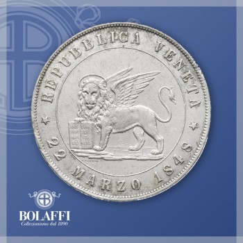 Il Leone di San Marco: moneta del Governo provvisorio di Venezia