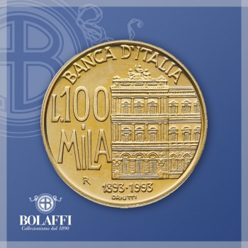 Moneta 100.000 lire Banca d'Italia