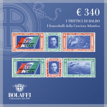 Il trittico di Balbo, francobolli 1933