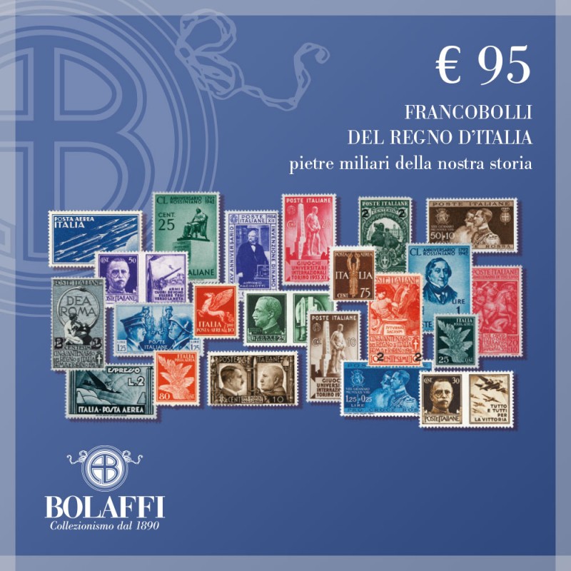 La collezione di francobolli del Regno d'Italia