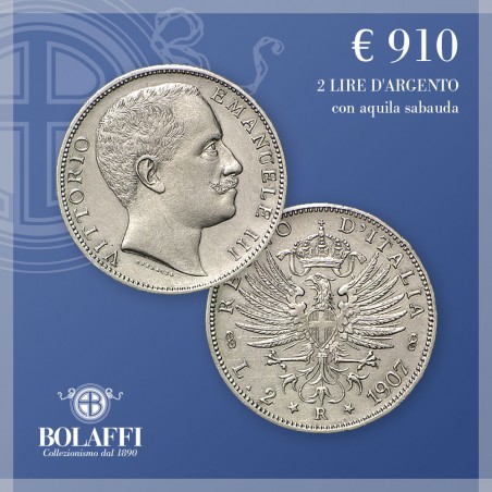 Le prime 2 lire d'argento del "Re numismatico"