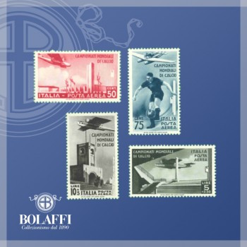 I francobolli dei Mondiali di calcio del 1934, posta aerea