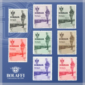 Francobolli colonie del Regno d'Italia, serie Somalia