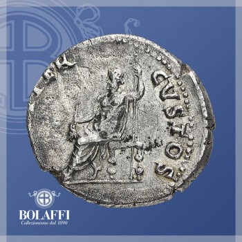 Giove Custode, ritratto sulla moneta romana d'argento