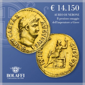 Aureo di Nerone, moneta d'oro Antica Roma
