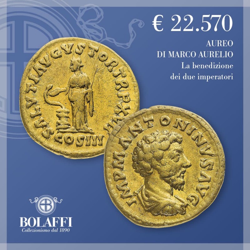 Moneta d'oro di Marco Aurelio