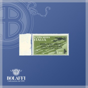 Francobollo 3 lire Roma - Buenos Aires (1934)