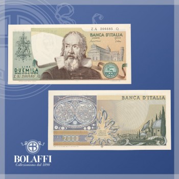 Banconota 2.000 lire Galileo Galilei (1973/1983)