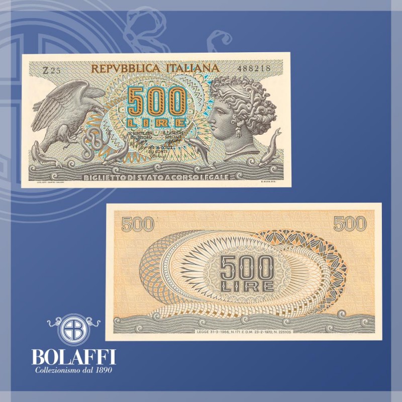 Le banconote italiane in Lire, collezione completa Bolaffi