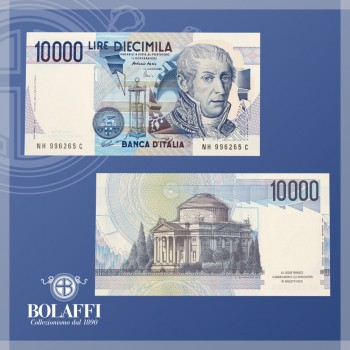 Banconota 10.000 lire Alessandro Volta (1984/1998)